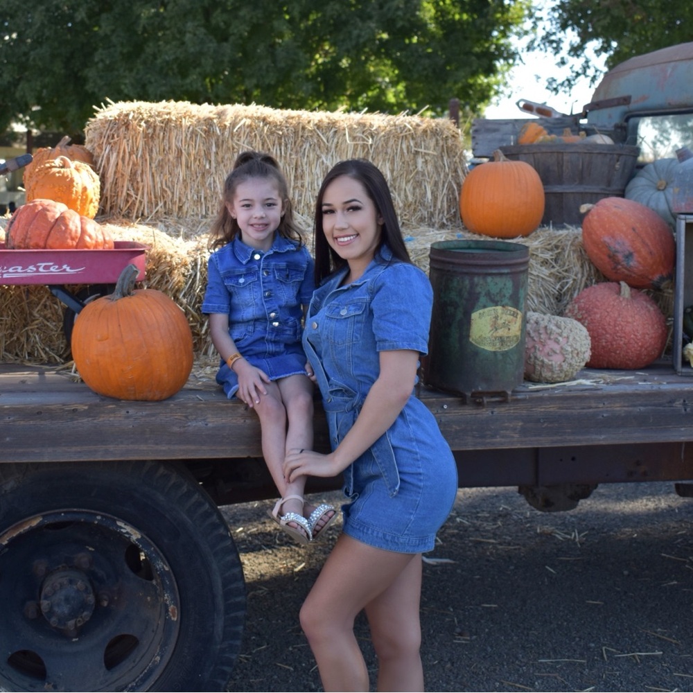 Fashion Nova Light Blue Denim Dress